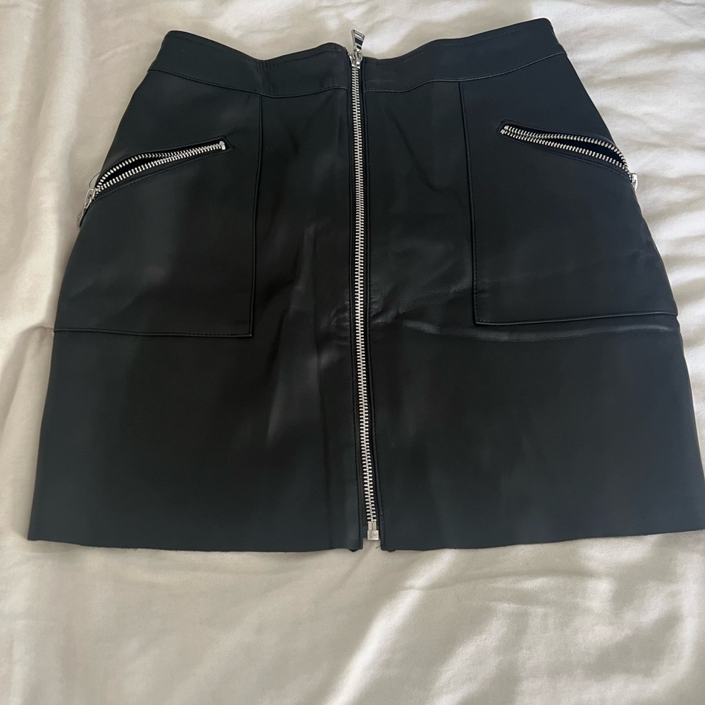 Leather skirt